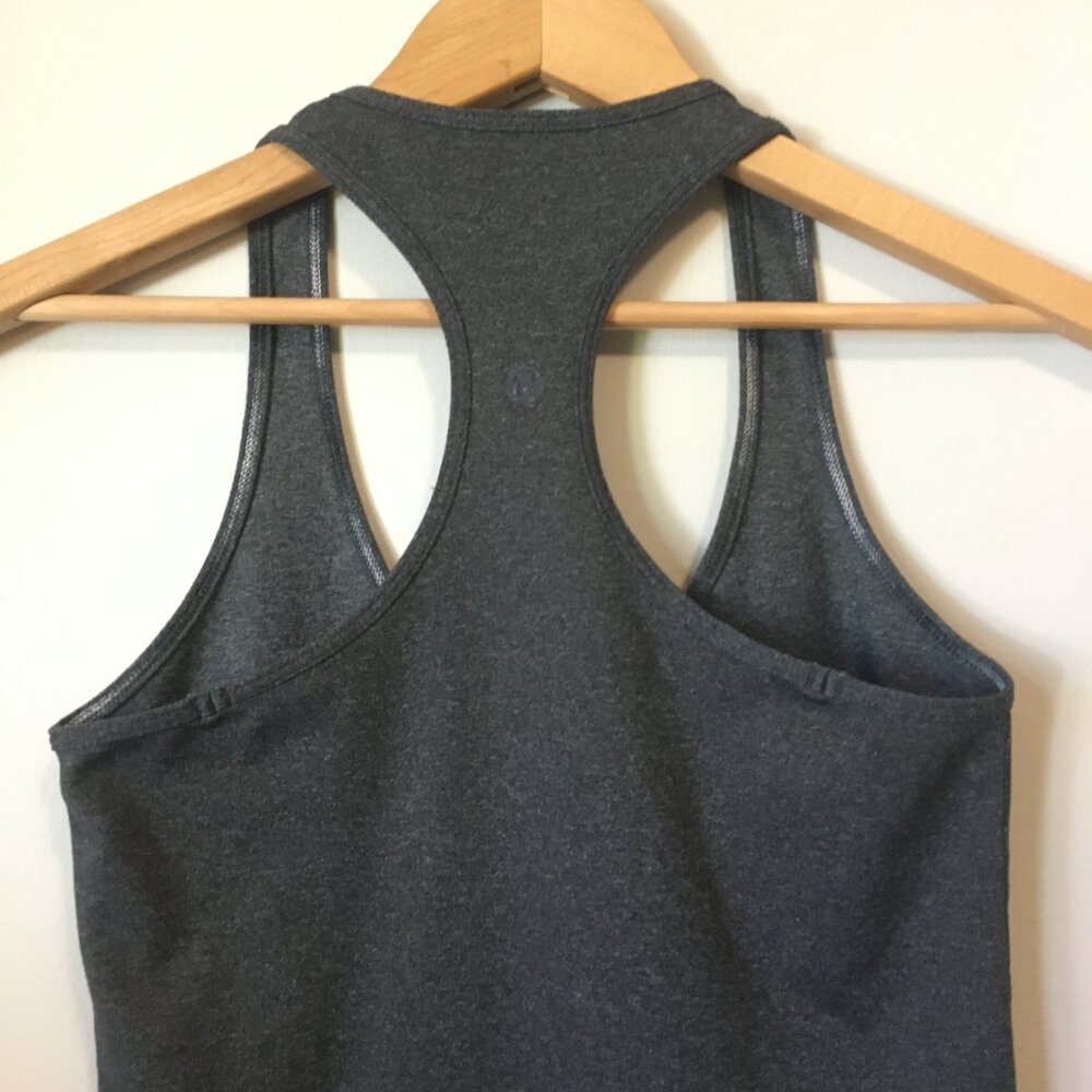 Lululemon Heathered Grey Racerback Tank Top - Picture 7 of 15